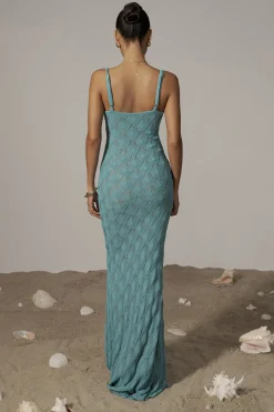 JLUXLABEL Aqua Gabriela Knit Maxi Dress