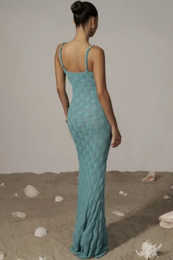 JLUXLABEL Aqua Gabriela Knit Maxi Dress