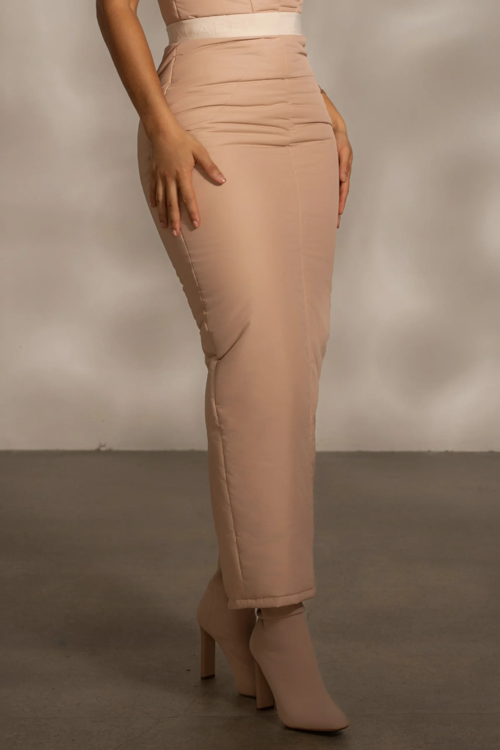 JLUXLABEL Beige Addyson Skirt Set