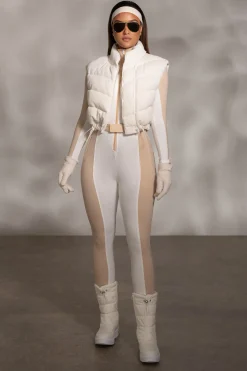 JLUXLABEL Beige Arctic Rush Ski Suit