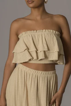 JLUXLABEL Beige By The Sea Skirt Set