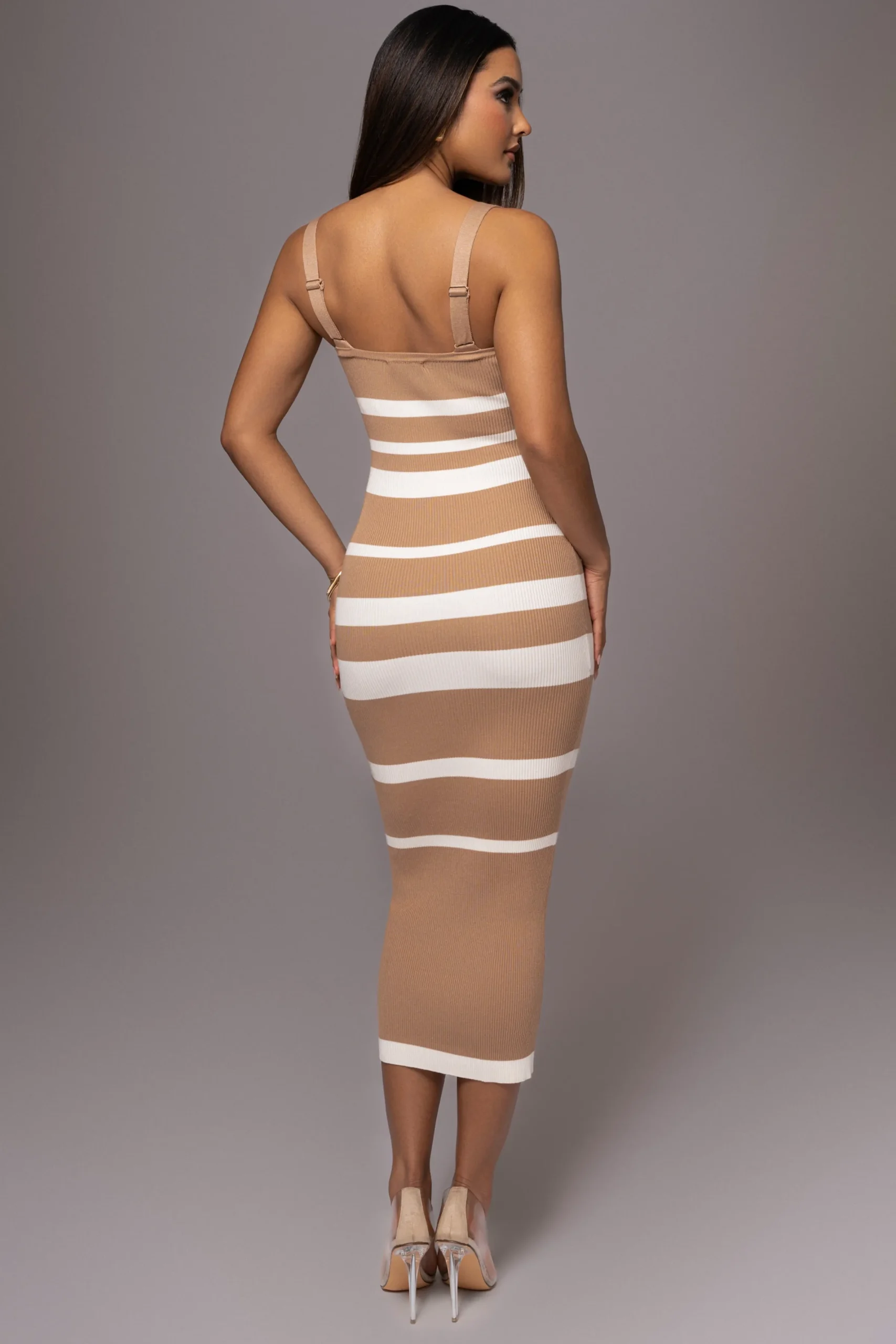 JLUXLABEL Beige Dannia Maxi Dress