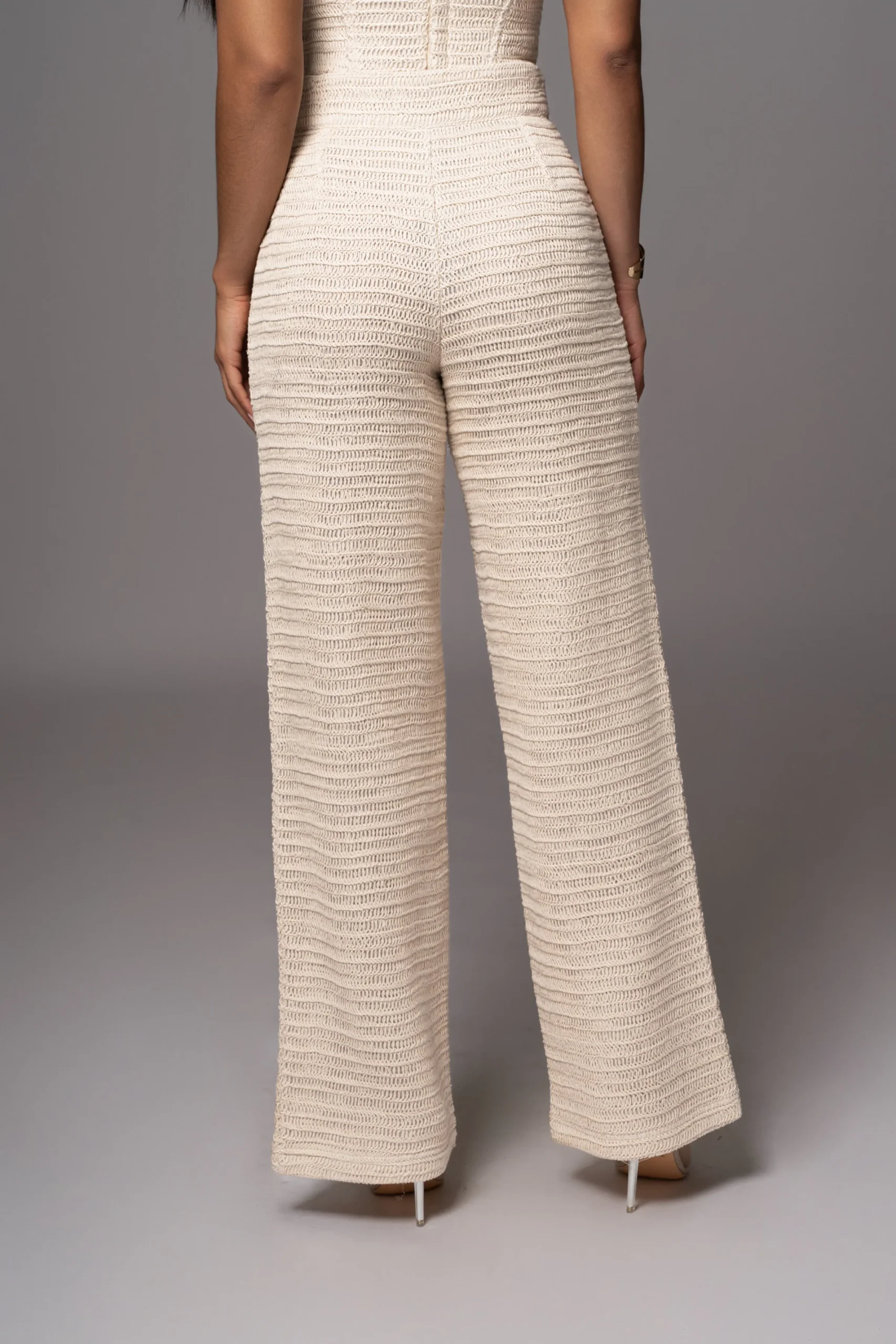 JLUXLABEL Beige Francine Pants