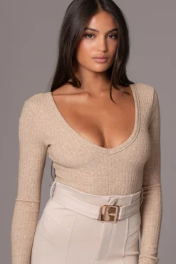 JLUXLABEL Beige Golden Buckled Pants