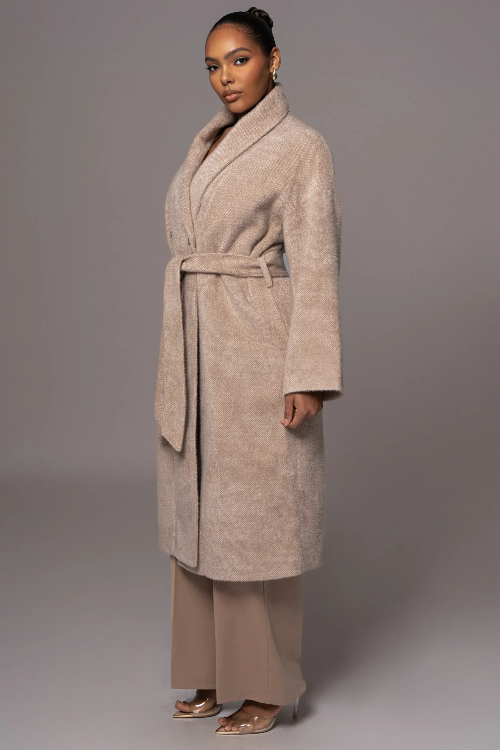 JLUXLABEL Beige Jonah Coat