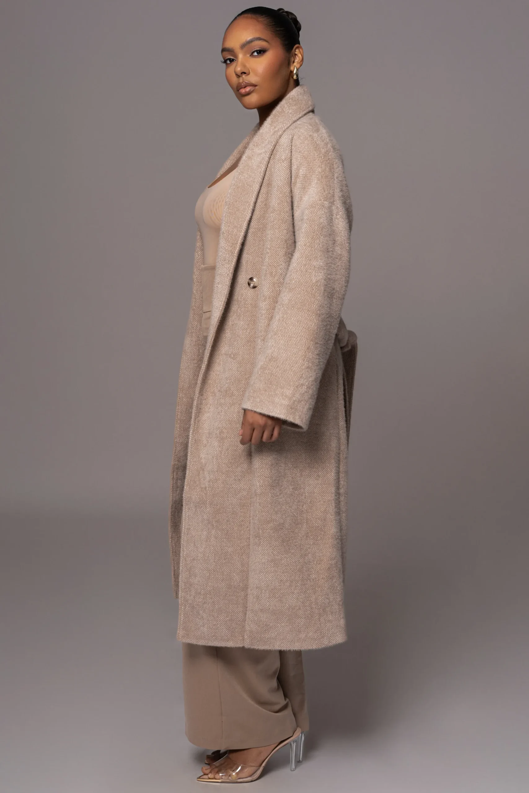 JLUXLABEL Beige Jonah Coat