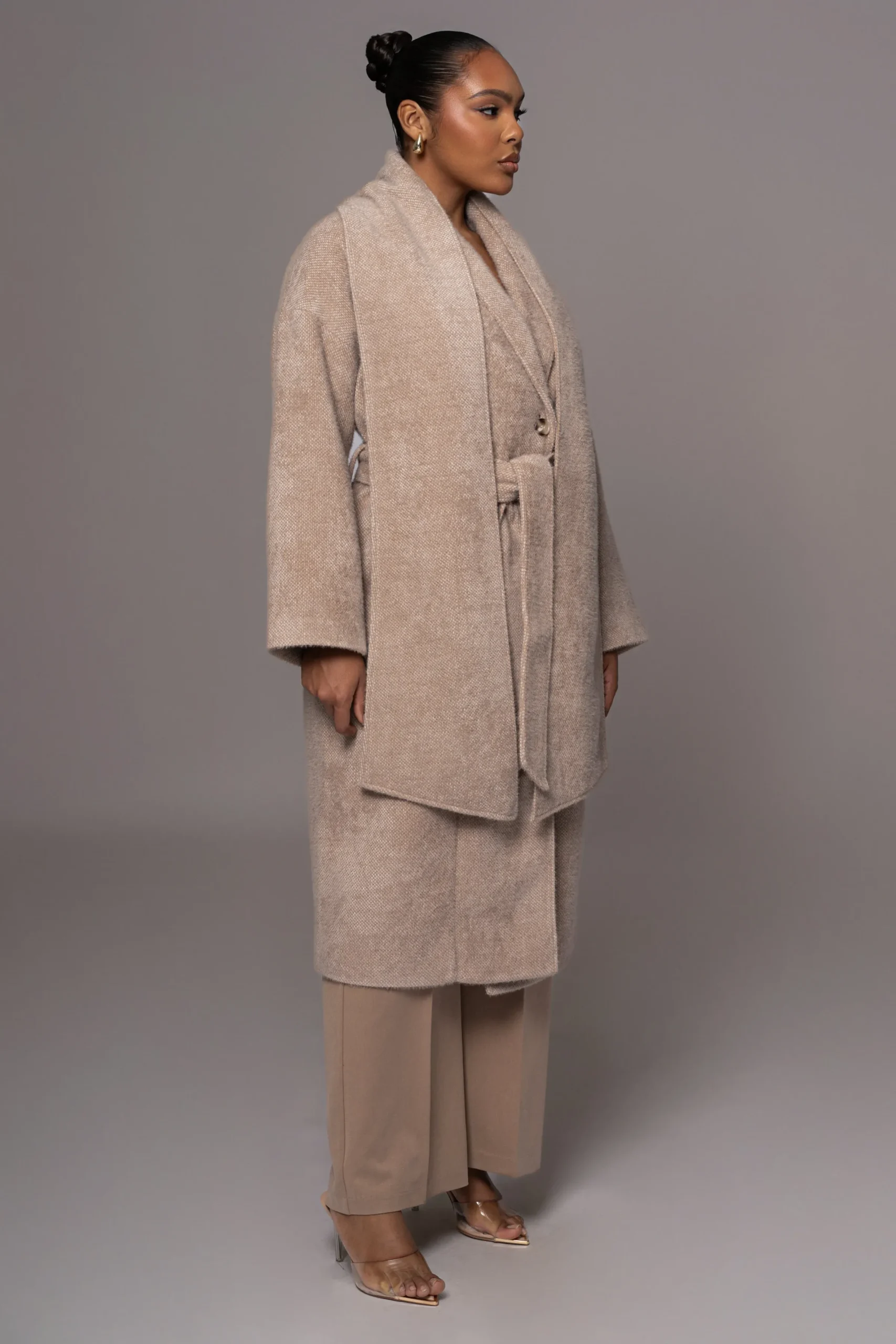 JLUXLABEL Beige Jonah Coat