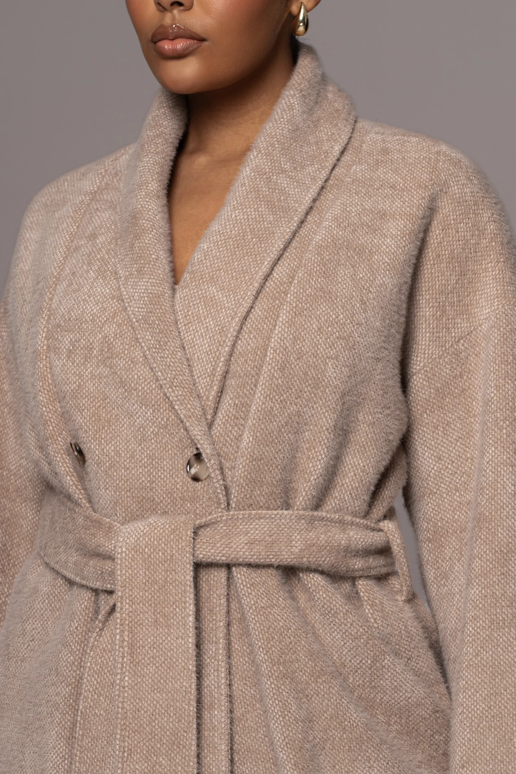 JLUXLABEL Beige Jonah Coat