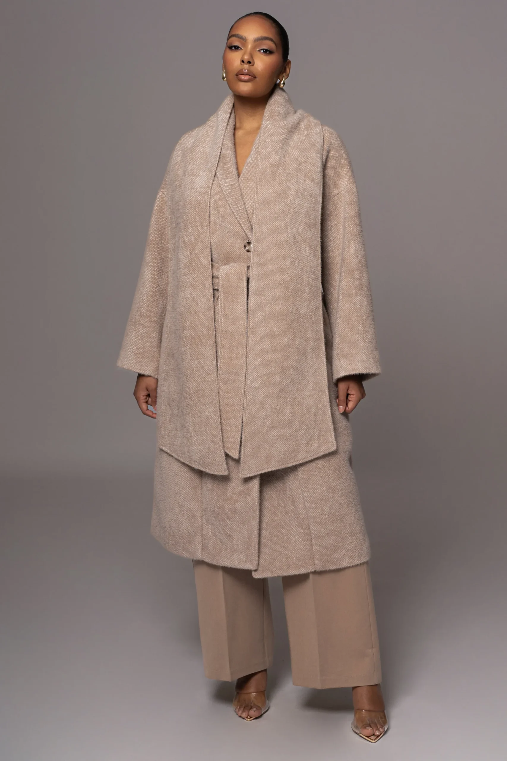 JLUXLABEL Beige Jonah Coat