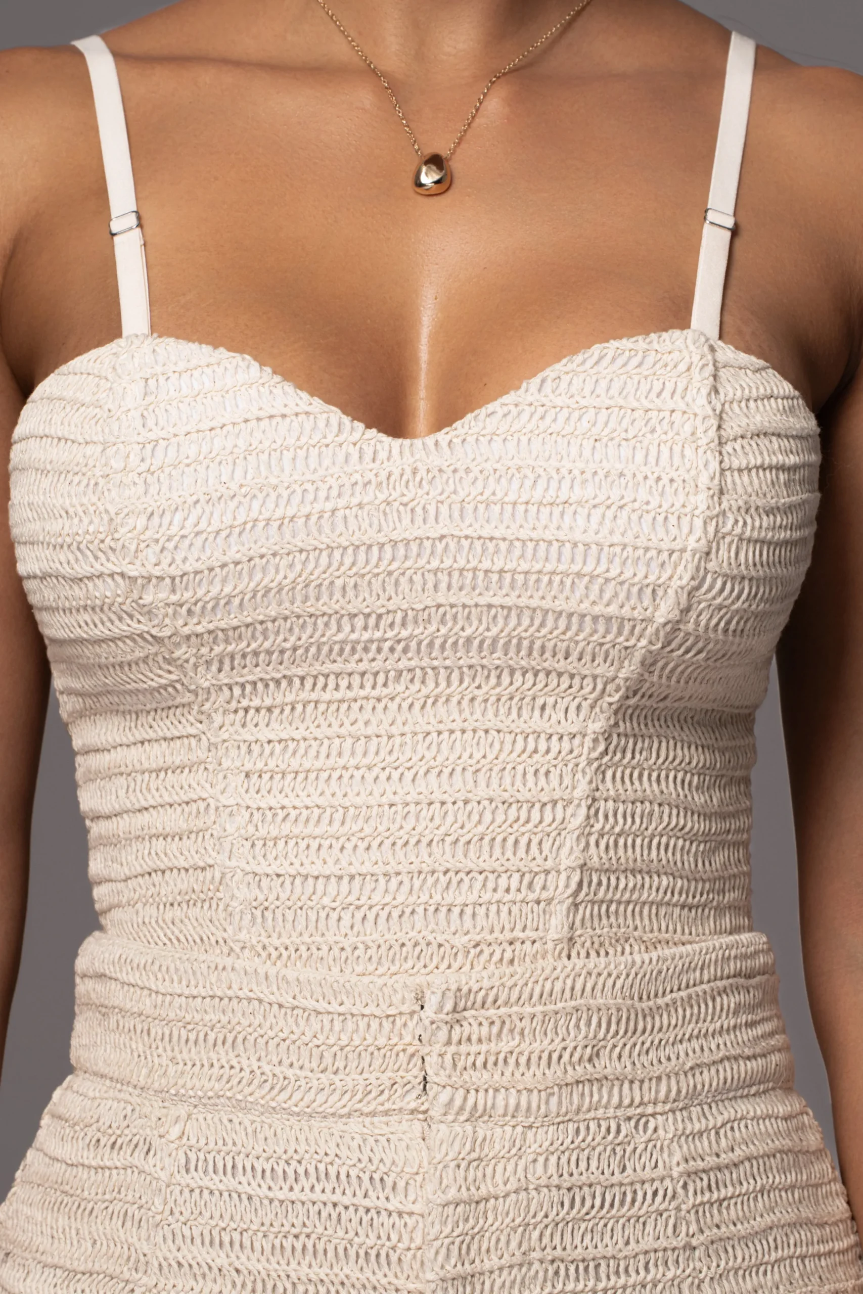 JLUXLABEL Beige Lila Bustier