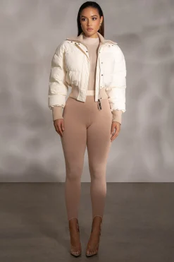 JLUXLABEL Beige Marlow Leggings