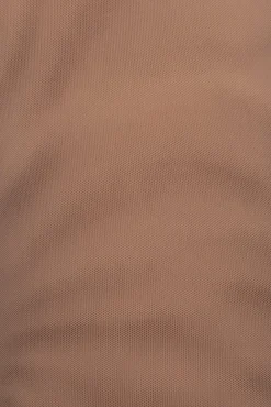 JLUXLABEL Beige Nina Mesh Pants
