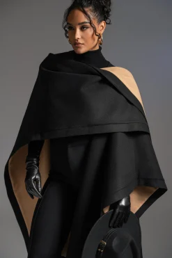 JLUXLABEL Beige Park City Reversible Shawl