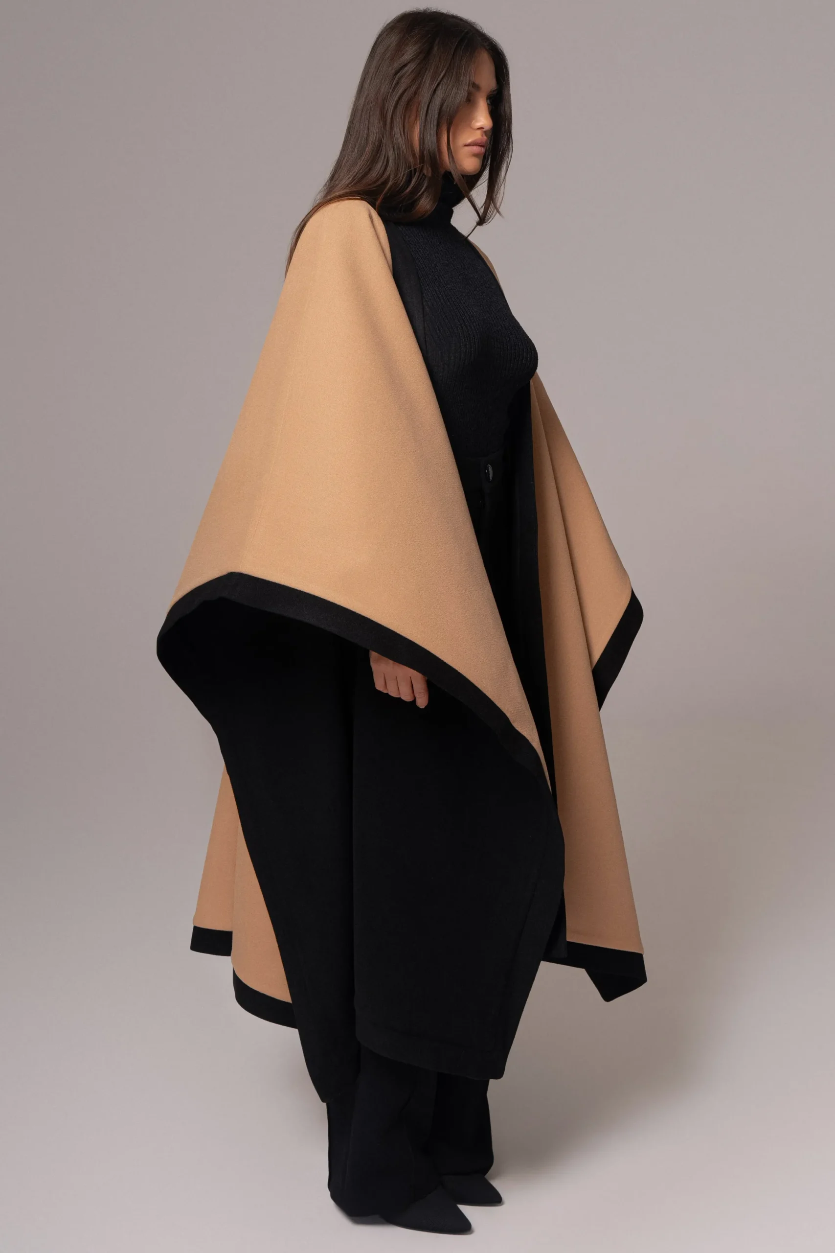 JLUXLABEL Beige Park City Reversible Shawl