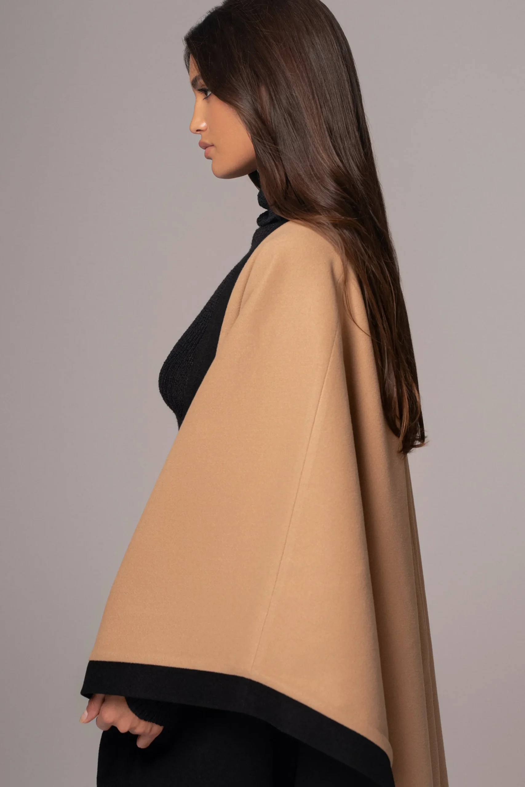 JLUXLABEL Beige Park City Reversible Shawl
