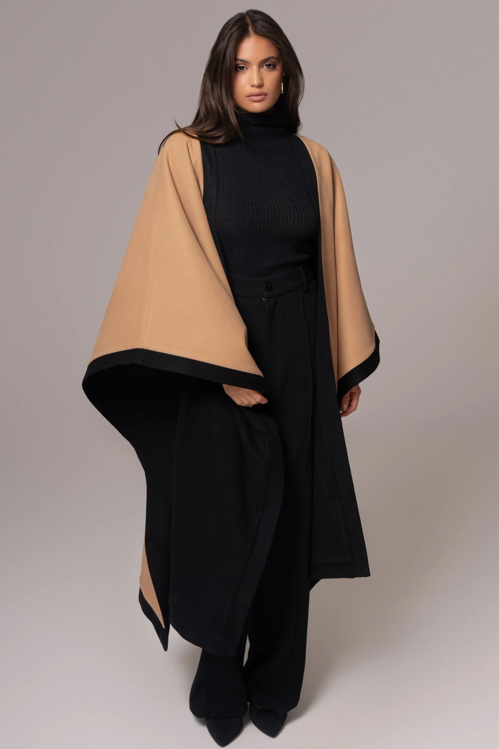 JLUXLABEL Beige Park City Reversible Shawl