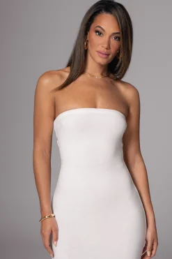 JLUXLABEL Beige/Ivory Shelley Reversible Maxi Dress