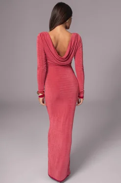 JLUXLABEL Berry/Mauve Ashton Reversible Maxi Dress