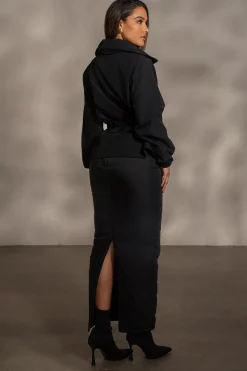 JLUXLABEL Black Addyson Skirt Set