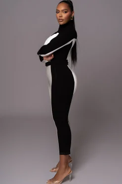 JLUXLABEL Black Arctic Rush Ski Suit