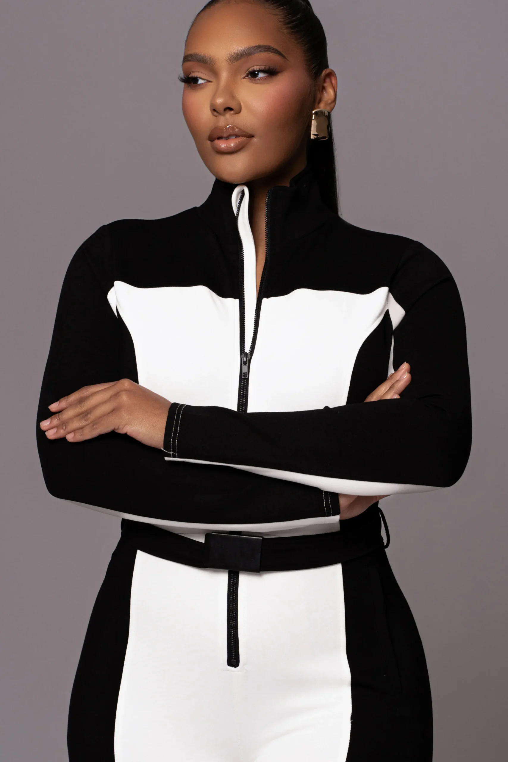JLUXLABEL Black Arctic Rush Ski Suit