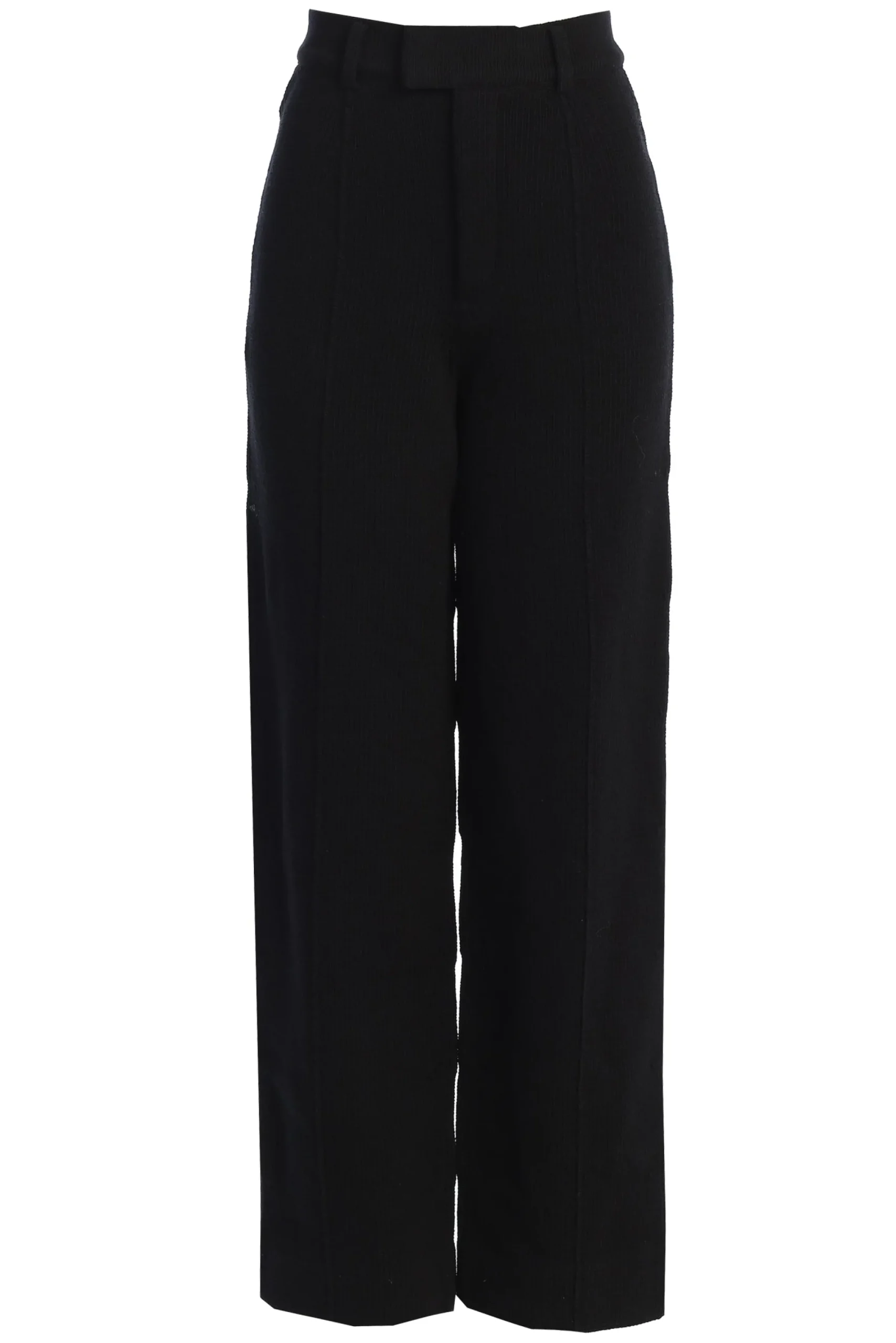JLUXLABEL Black Back In Business Knit Trousers