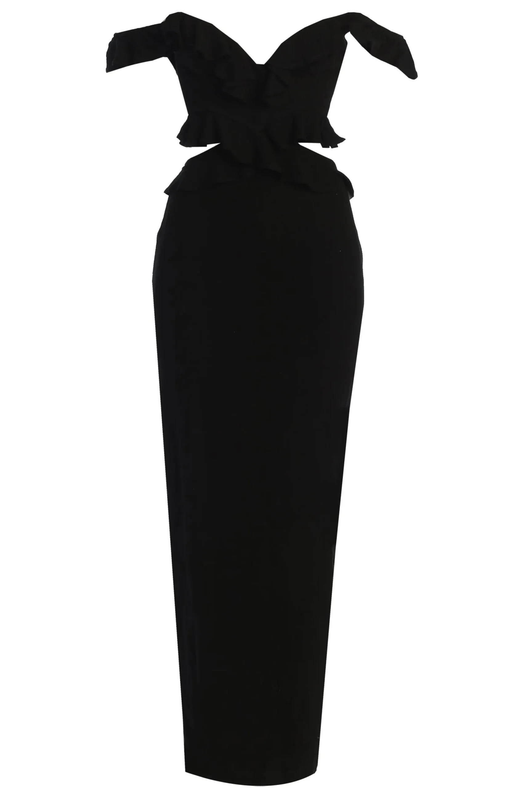 JLUXLABEL Black Brighter Days Linen Maxi Dress