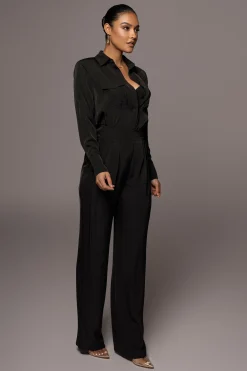 JLUXLABEL Black Candice Trousers