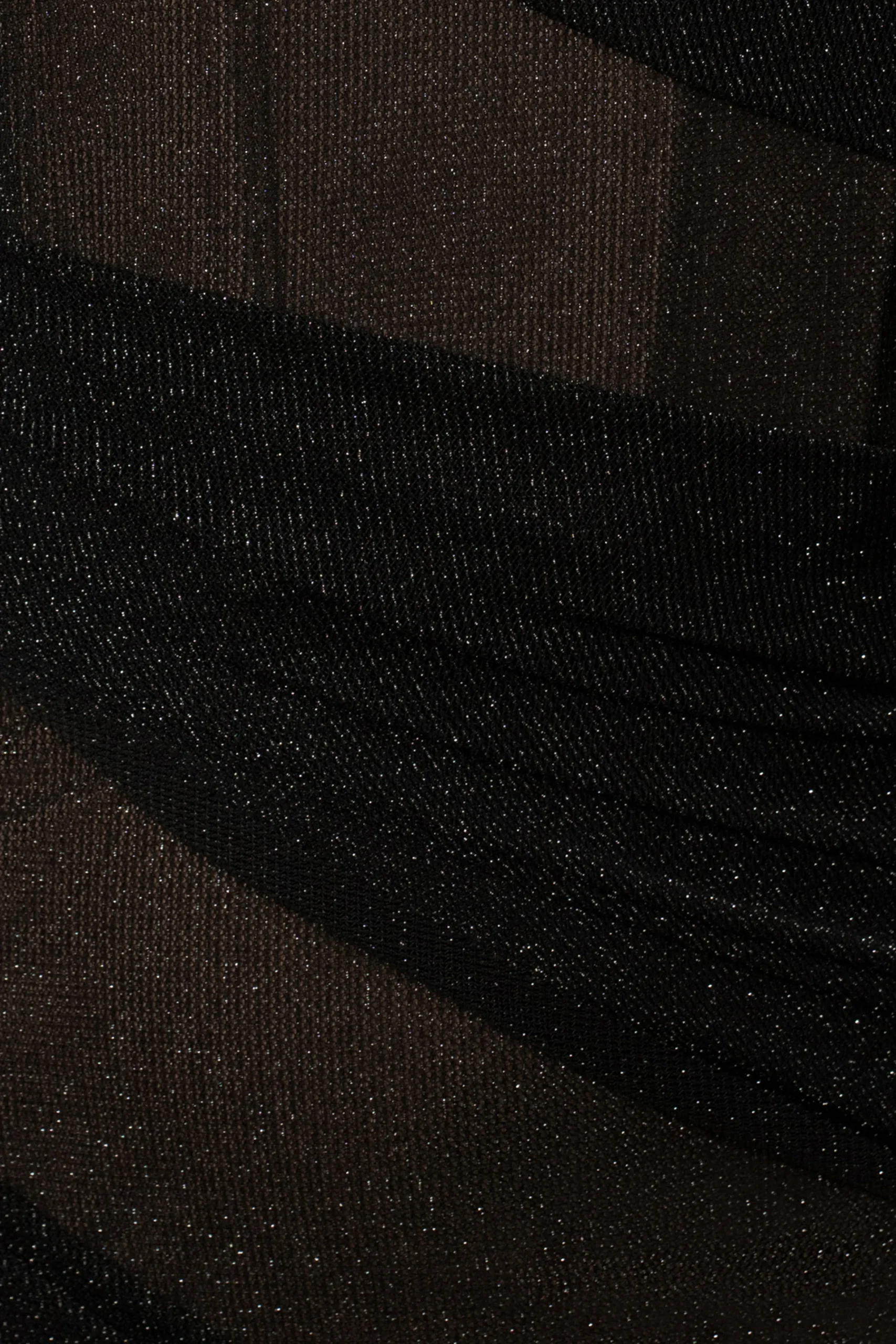 JLUXLABEL Black Catalina Lurex Knit Maxi Dress