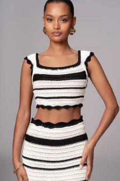 JLUXLABEL Black Corazon Ruffle Skirt Set
