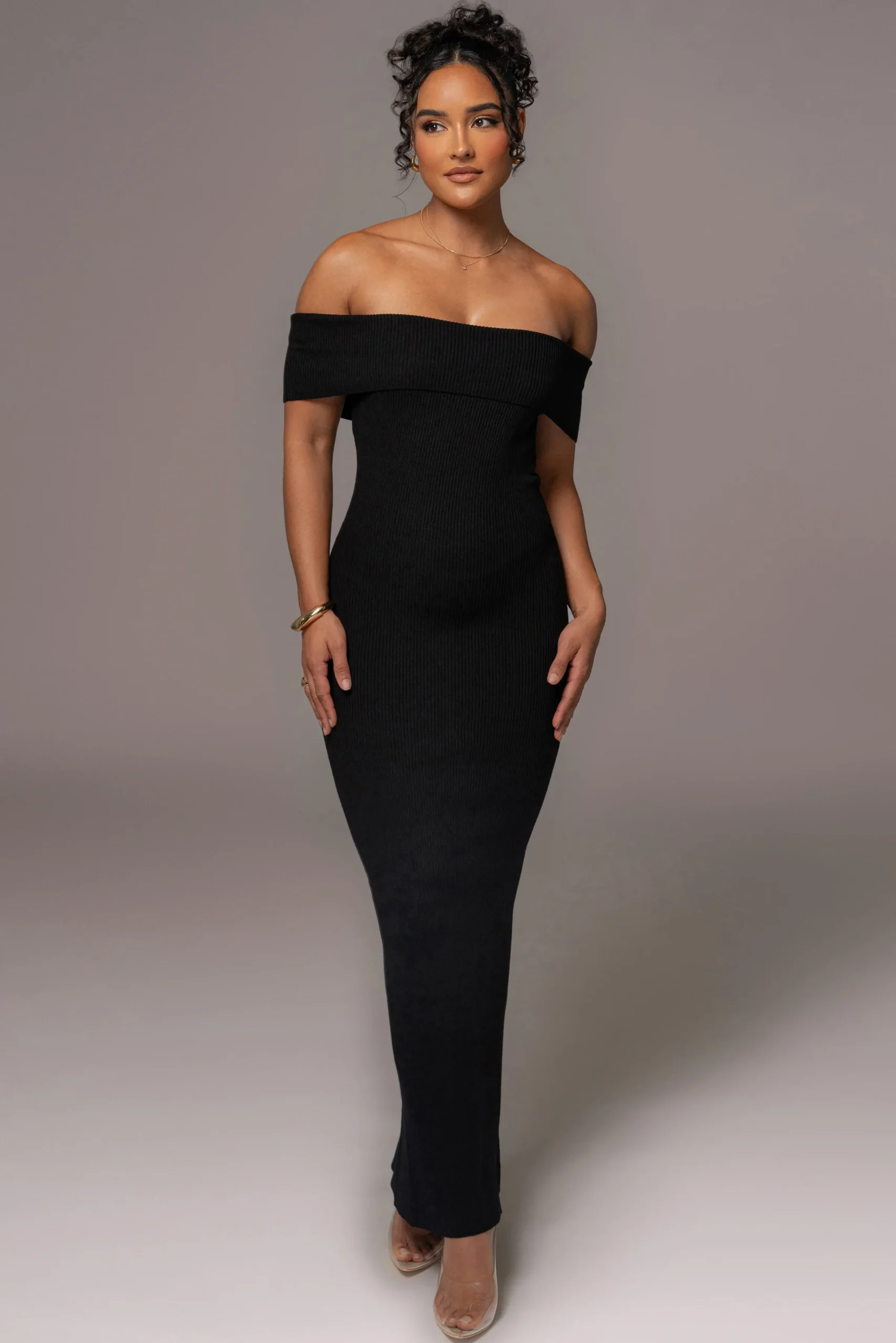 JLUXLABEL Black Custom Maxi Dress