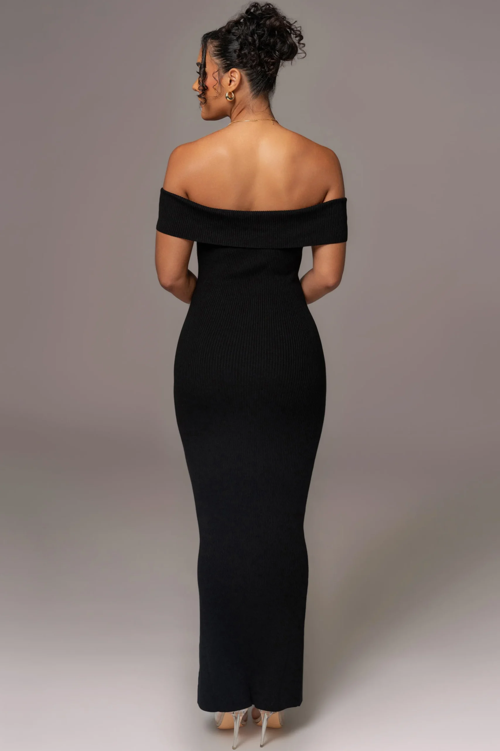 JLUXLABEL Black Custom Maxi Dress