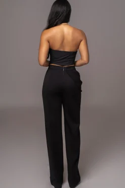 JLUXLABEL Black Falling For You Corset