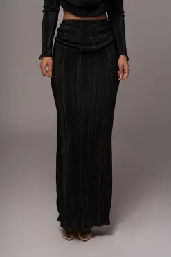 JLUXLABEL Black Haidyn Skirt Set