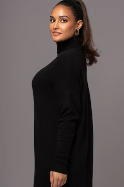 JLUXLABEL Black Hartley Knit Maxi Dress