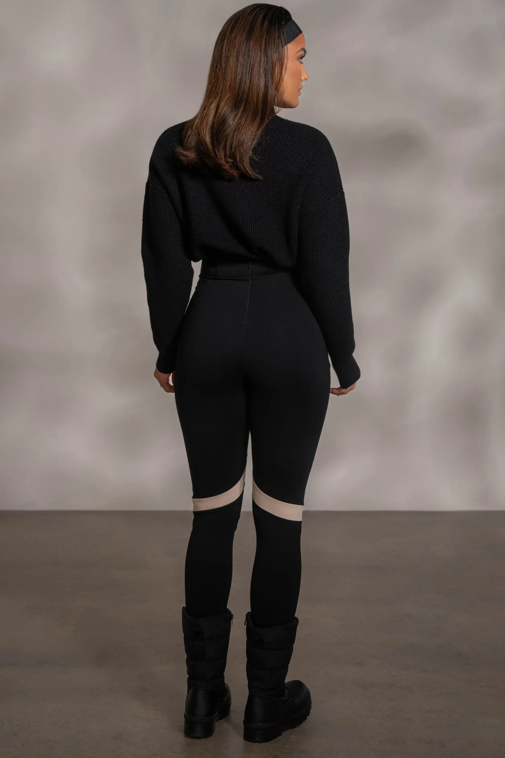 JLUXLABEL Black Jenni Turtleneck Sweater Top