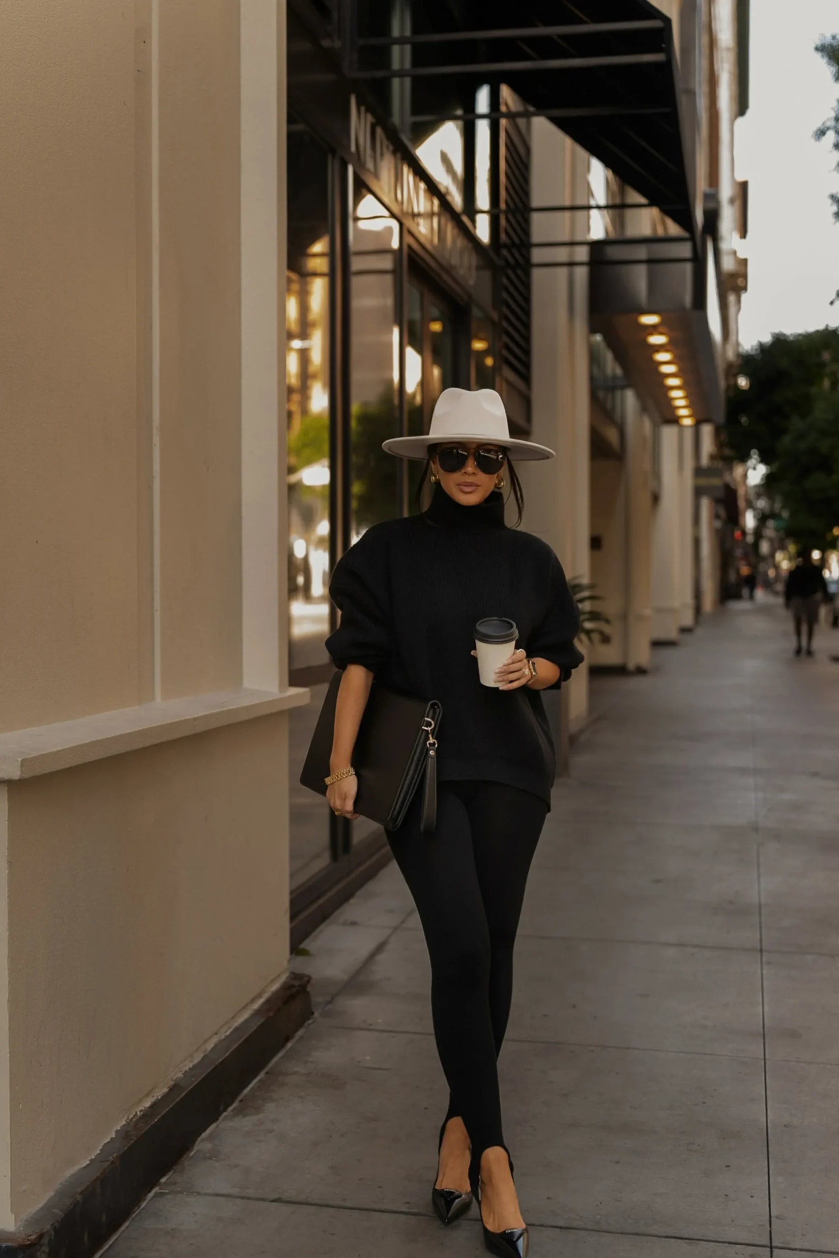 JLUXLABEL Black Jenni Turtleneck Sweater Top