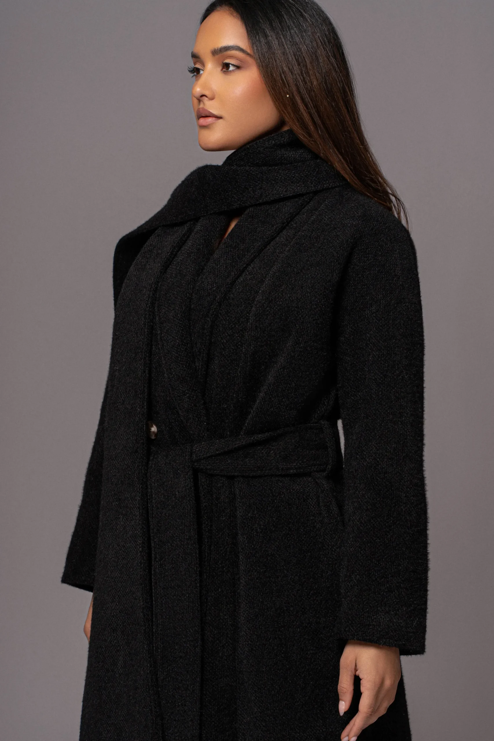 JLUXLABEL Black Jonah Coat