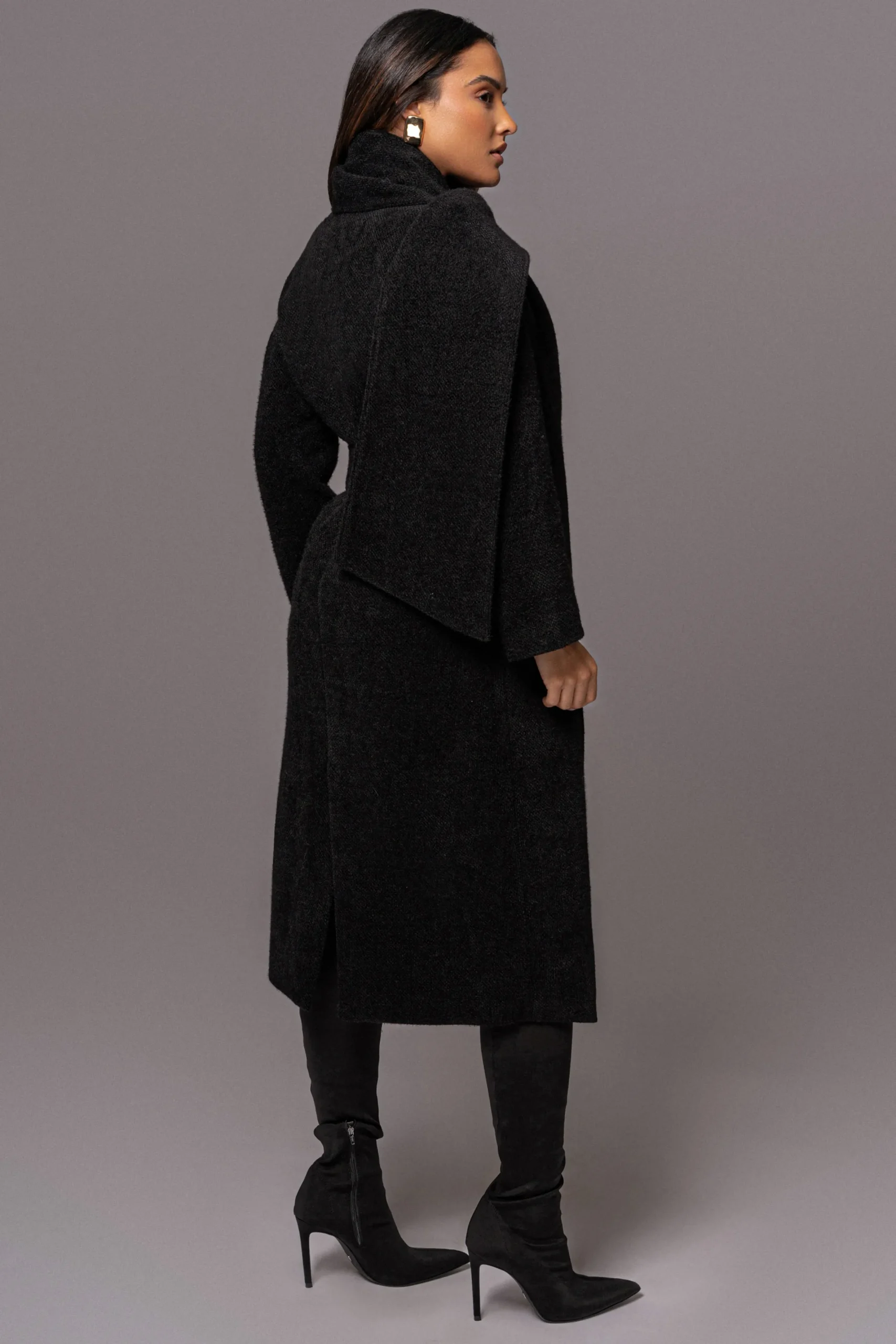 JLUXLABEL Black Jonah Coat
