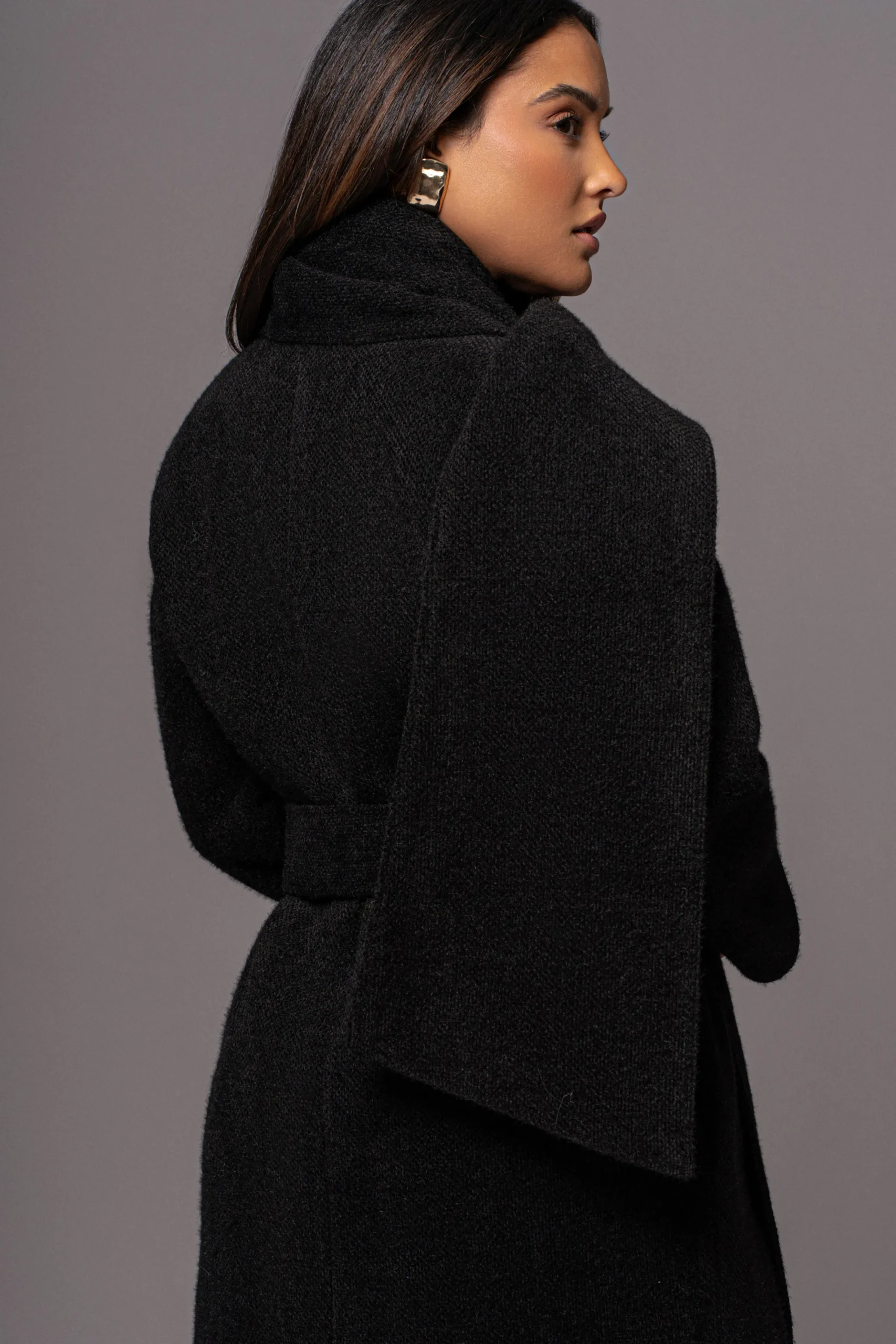 JLUXLABEL Black Jonah Coat