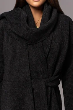 JLUXLABEL Black Jonah Coat