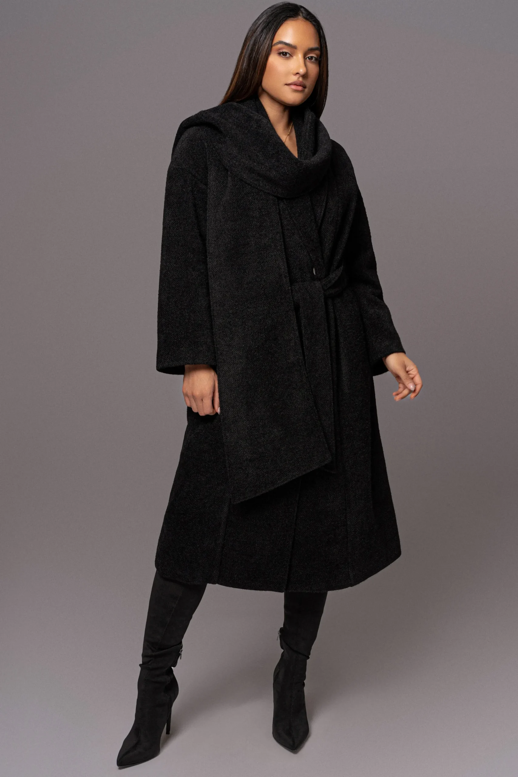 JLUXLABEL Black Jonah Coat