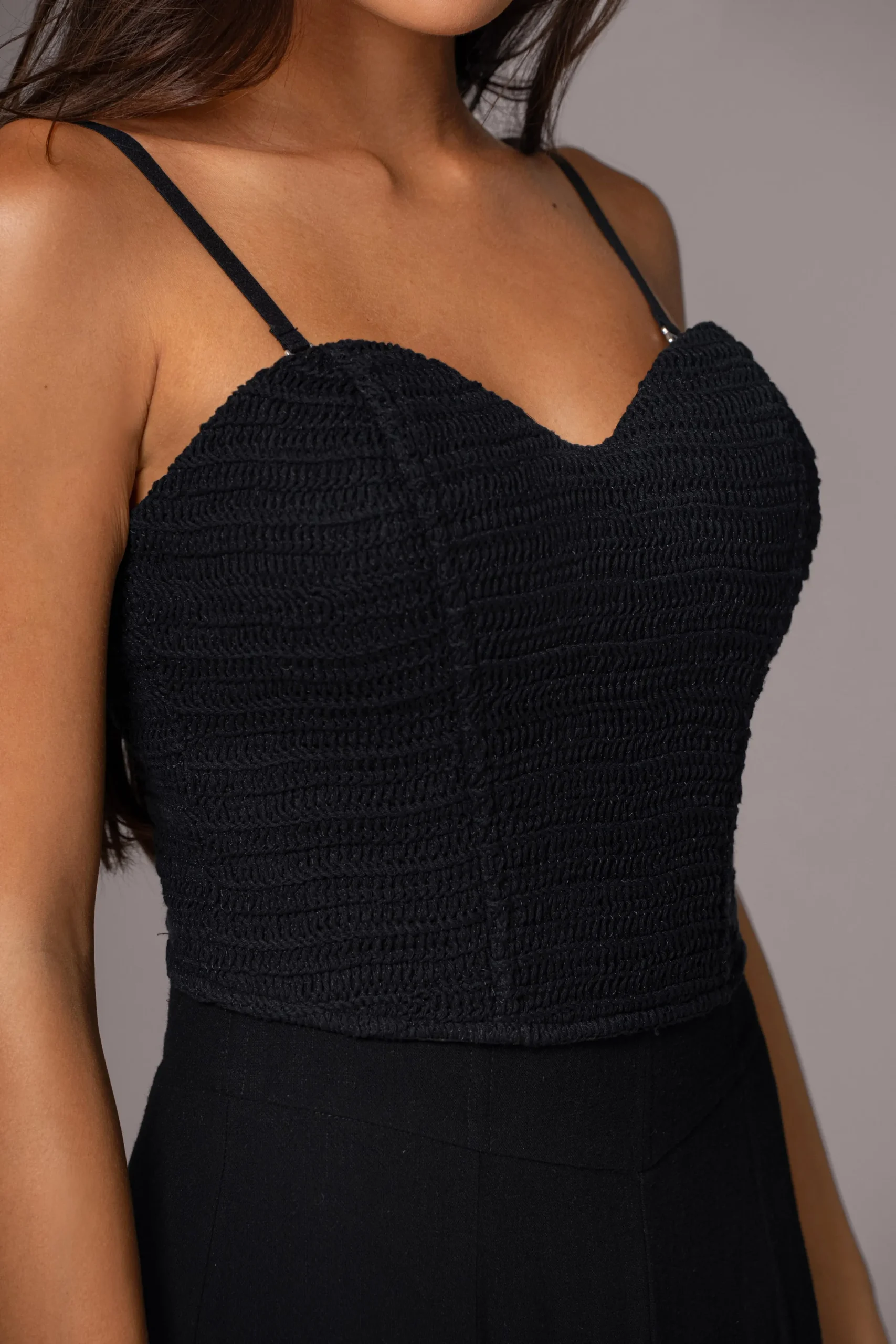 JLUXLABEL Black Lila Bustier