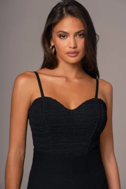 JLUXLABEL Black Lila Bustier