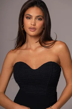 JLUXLABEL Black Lila Bustier