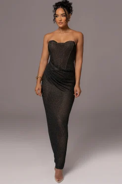 JLUXLABEL Black Lush Life Maxi Dress