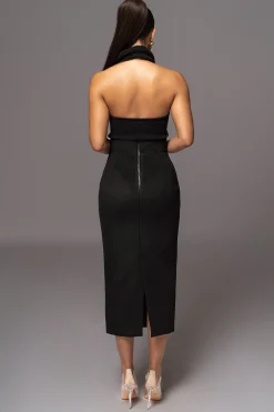 JLUXLABEL Black Nostalgia High Waist Skirt