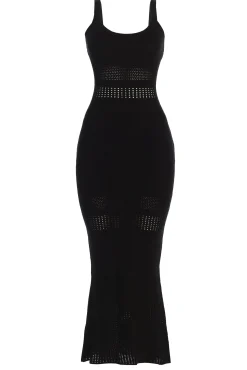 JLUXLABEL Black Palm Springs Knit Maxi Dress