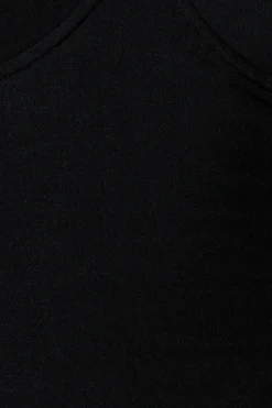 JLUXLABEL Black Secret Hideout Linen Dress
