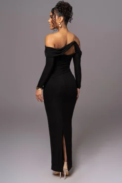 JLUXLABEL Black Serina Maxi Dress